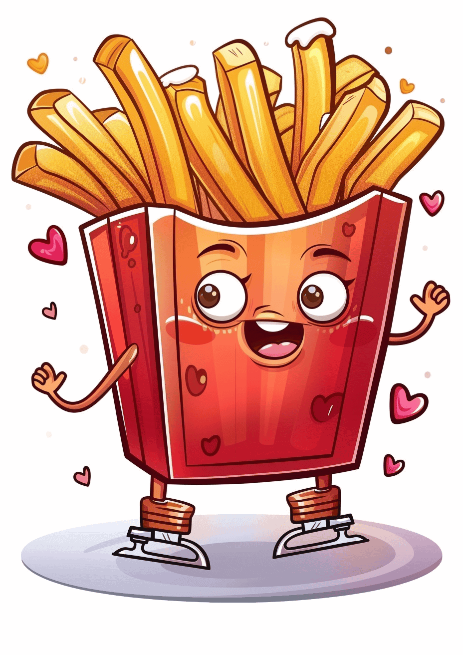 Fries on Ice Skates